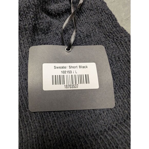 DYI Women's Sweater Felt Bottom Short Black Size Large - Picture 7 of 7